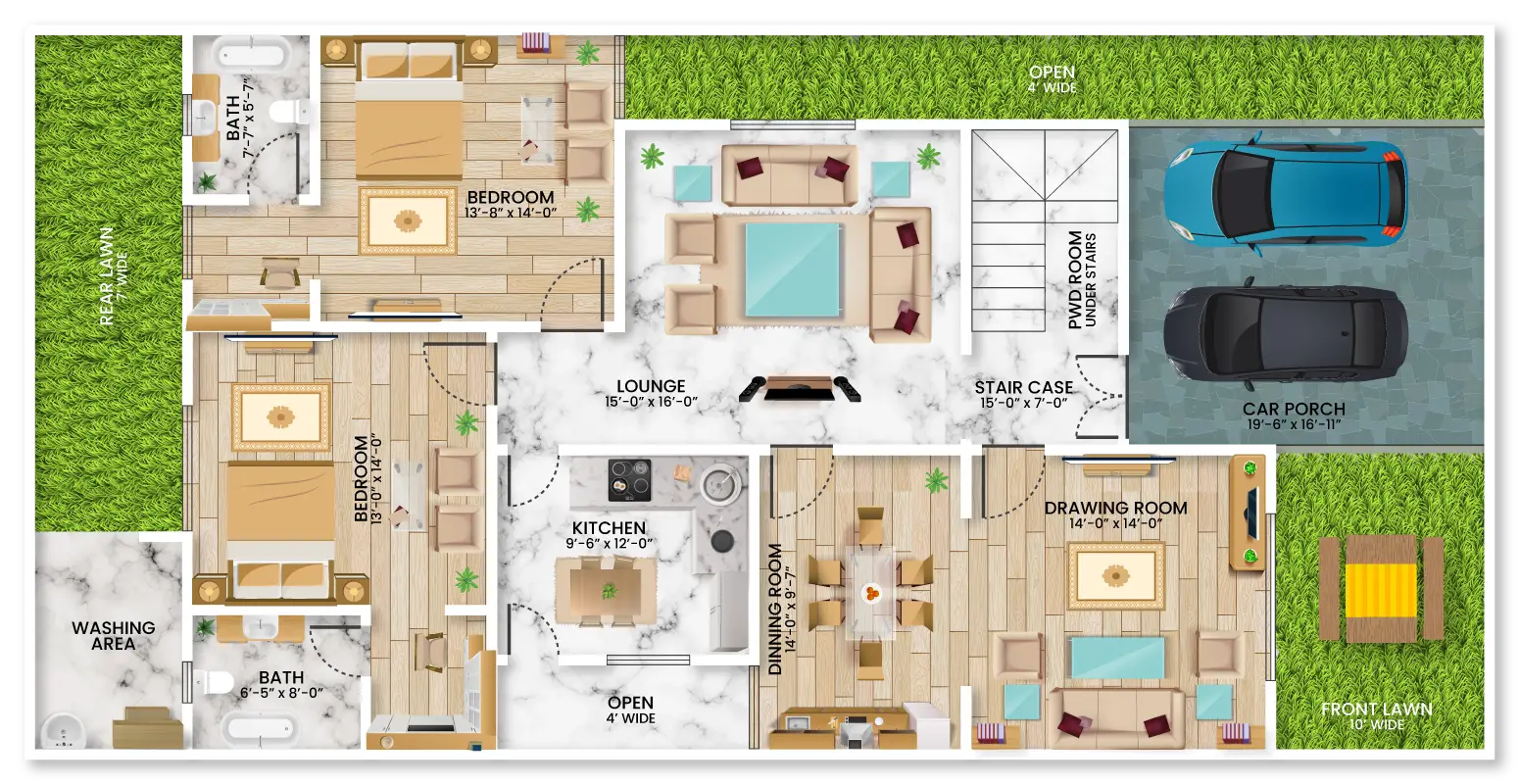 Yazdaan-Heights-Ground-Floor-Plan